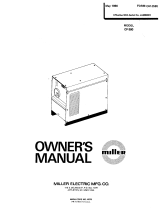 Miller JA395001 Owner's manual