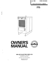 Miller CP-750E Owner's manual