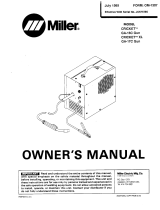 Miller JJ368979 Owner's manual