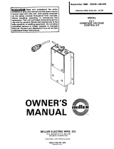 Miller CV-1 Owner's manual
