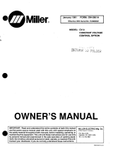 Miller KA880002 Owner's manual
