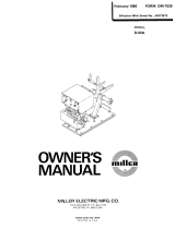 Miller JA373473 Owner's manual