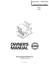 Miller JA373483 Owner's manual
