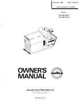 Miller JA390967 Owner's manual
