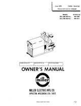 Miller HF856497 Owner's manual