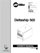Miller DELTASHIP 502 (2006) Owner's manual