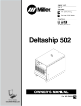 Miller DELTASHIP 502 Owner's manual