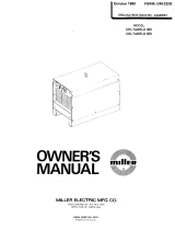 Miller JA437631 Owner's manual