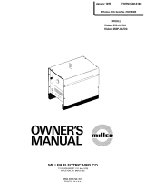Miller HG076305 Owner's manual