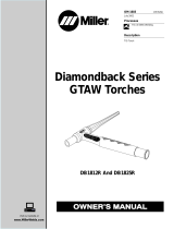 Miller Electric DIAMONDBACK TIG TORCHES MODELS 18 Owner's manual