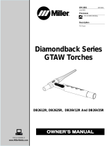 Miller DIAMONDBACK TIG TORCHES MODELS 26 AND 26V Owner's manual