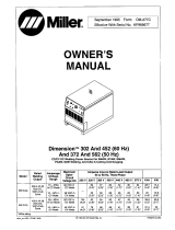 Miller DIMENSION 372 Owner's manual