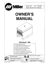 Miller DIMENSION 650 Owner's manual