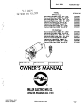 Miller MS WELD HEAD Owner's manual