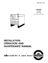 Miller FC-600 Owner's manual