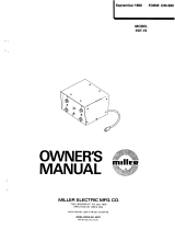 Miller FDT-15 Owner's manual