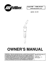 Miller JD20 Owner's manual