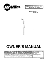 Miller GA-40CAL Owner's manual