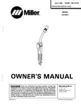 Miller GA-50C1 Owner's manual