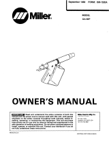 Miller JB000000 Owner's manual