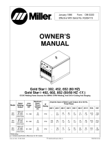 Miller GOLDSTAR 652 Owner's manual