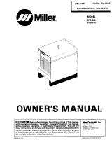 Miller JH295150 Owner's manual