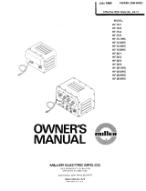 Miller JA11 Owner's manual