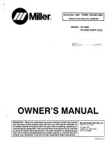 Miller JK655452 Owner's manual