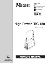Miller HIGH POWER TIG 150 Owner's manual