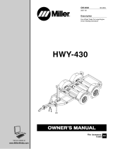 Miller HWY 430 TRAILER Owner's manual
