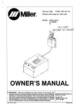 Miller IH XFMR4 Owner's manual