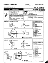 Miller KC000000 Owner's manual