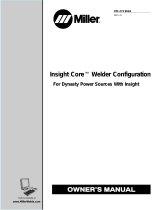 Miller INSIGHT CORE WELDER CONFIGURATION/DYNASTY PWR/INSI Owner's manual