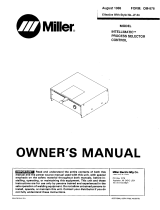 Miller INTELLIMATIC PROCESS SELECTOR Owner's manual