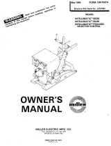 Miller INTELLIMATIC S-52M Owner's manual