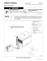 Miller INTERFACE CONTROL (126374) Owner's manual