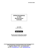 Miller JETLINE 9640 ROTATION CONTROL Owner's manual