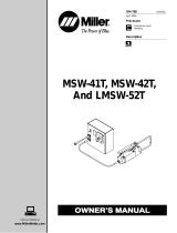Miller MSW-42T Owner's manual