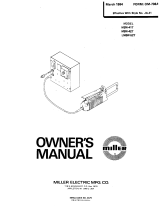 Miller MSW-41T Owner's manual