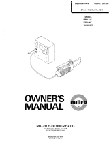 Miller MSW-41T Owner's manual