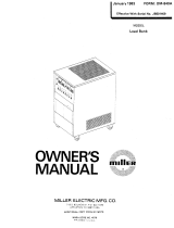 Miller LOAD BANK Owner's manual