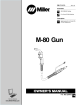 Miller M-80 GUN Owner's manual