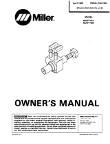 Miller MATT-412 Owner's manual