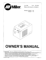 Miller Maxstar 152 Owner's manual