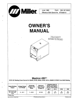 Miller MAXTRON 450 38 Owner's manual