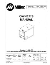 Miller MAXTRON 450 38 Owner's manual