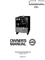 Miller MC-300VS Owner's manual