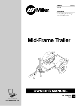 Miller MID-FRAME TRAILER Owner's manual