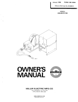 Miller MIG-MATE 150 Owner's manual