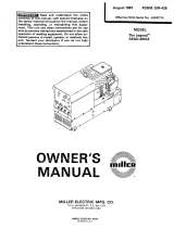 Miller Legend AEAD-200LE Owner's manual